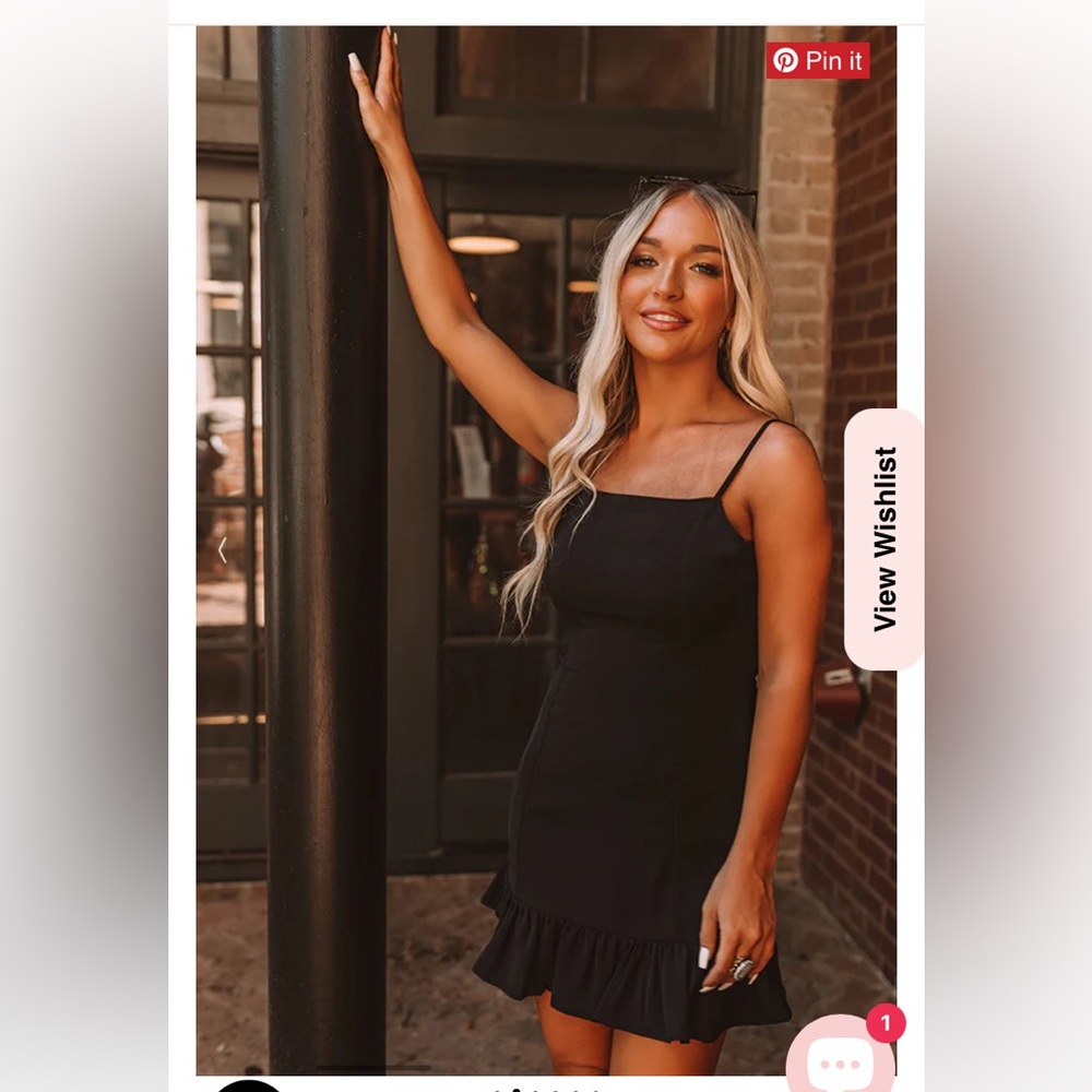 NEW short black dress size small